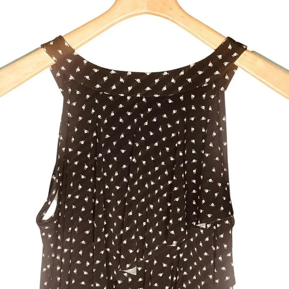 White House | Black Market Floral Tiered Ruffle Midi Dress - Picture 9 of 11